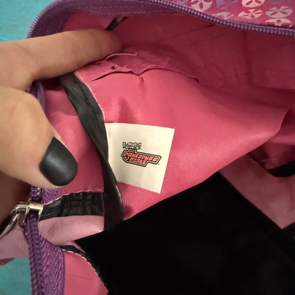 Vintage 2001 Y2K Powerpuff Girls Pink Mini Backpack Cartoon Network - Picture 10 of 11